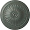 Ekena Millwork Alexa Ceiling Medallion (Fits Canopies up to 3"), Hand-Painted Cloud Burst Crackle, 15"OD x 1 3/4"P CM14AXCBC - alternate 1